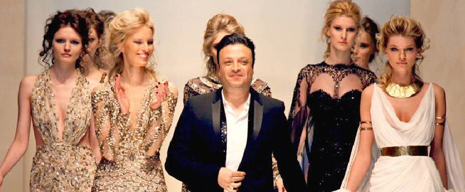 Zuhair Murad Designer with Models