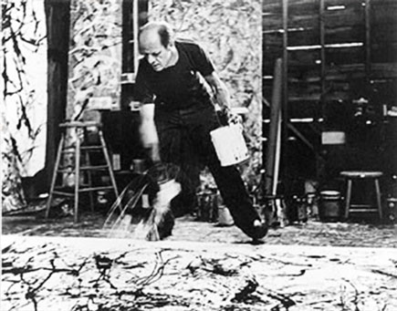 Jackson-Pollock painting 