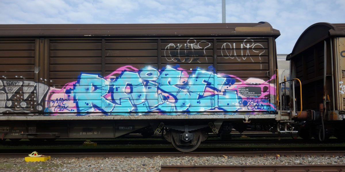 Graffity on the train