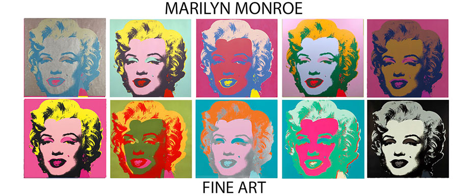 WARHOL MARILYN MONROE SERIES