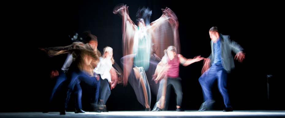 Group of people dancing photo